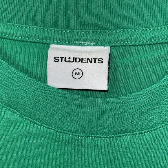 Students Green Cotton T-shirt(Size Medium) - Picture 6 of 7